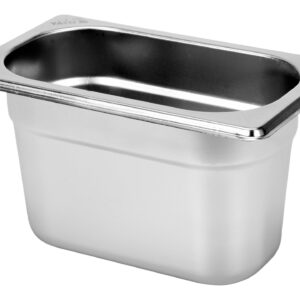 POJEMNIK GASTRONOMICZNY ZE STALI NIERDZEWNEJ GN 1/9 100MM 0.9L – numer katalogowy: Gastro YG-00296