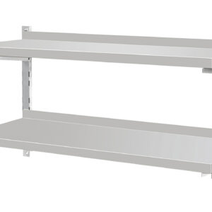 PÓŁKA WISZĄCA REG. Z RANTEM PODWÓJNA 1000X300X350MM – numer katalogowy: Gastro YG-08946