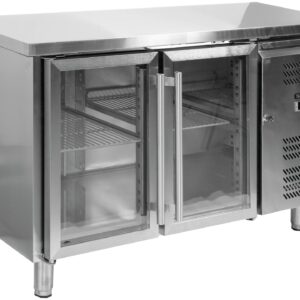 STÓŁ CHŁODNICZY 2-DRZWIOWY PRZESZKLONY - LINIA 700 – numer katalogowy: Gastro YG-05252