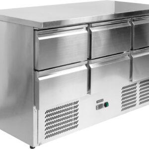 STÓŁ CHŁODNICZY Z 6 SZUFLADAMI - LINIA 700 – numer katalogowy: Gastro YG-05281