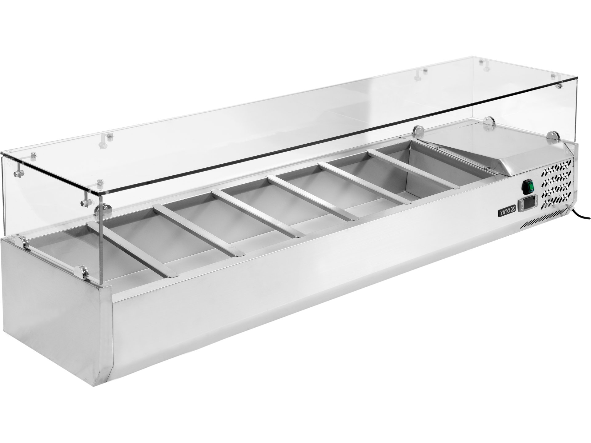 WITRYNA CHŁODNICZA NADSTAWNA 7X1/3 GN – numer katalogowy: Gastro YG-05331