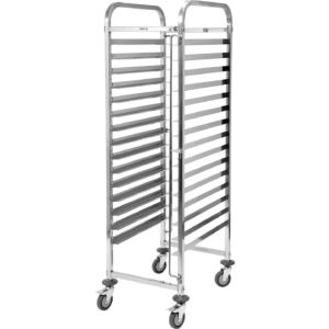 WÓZEK TRANSPORTOWY DO TAC KELNERSKICH I BLACH PIEKARNICZYCH 400X600MM – numer katalogowy: Gastro YG-09072