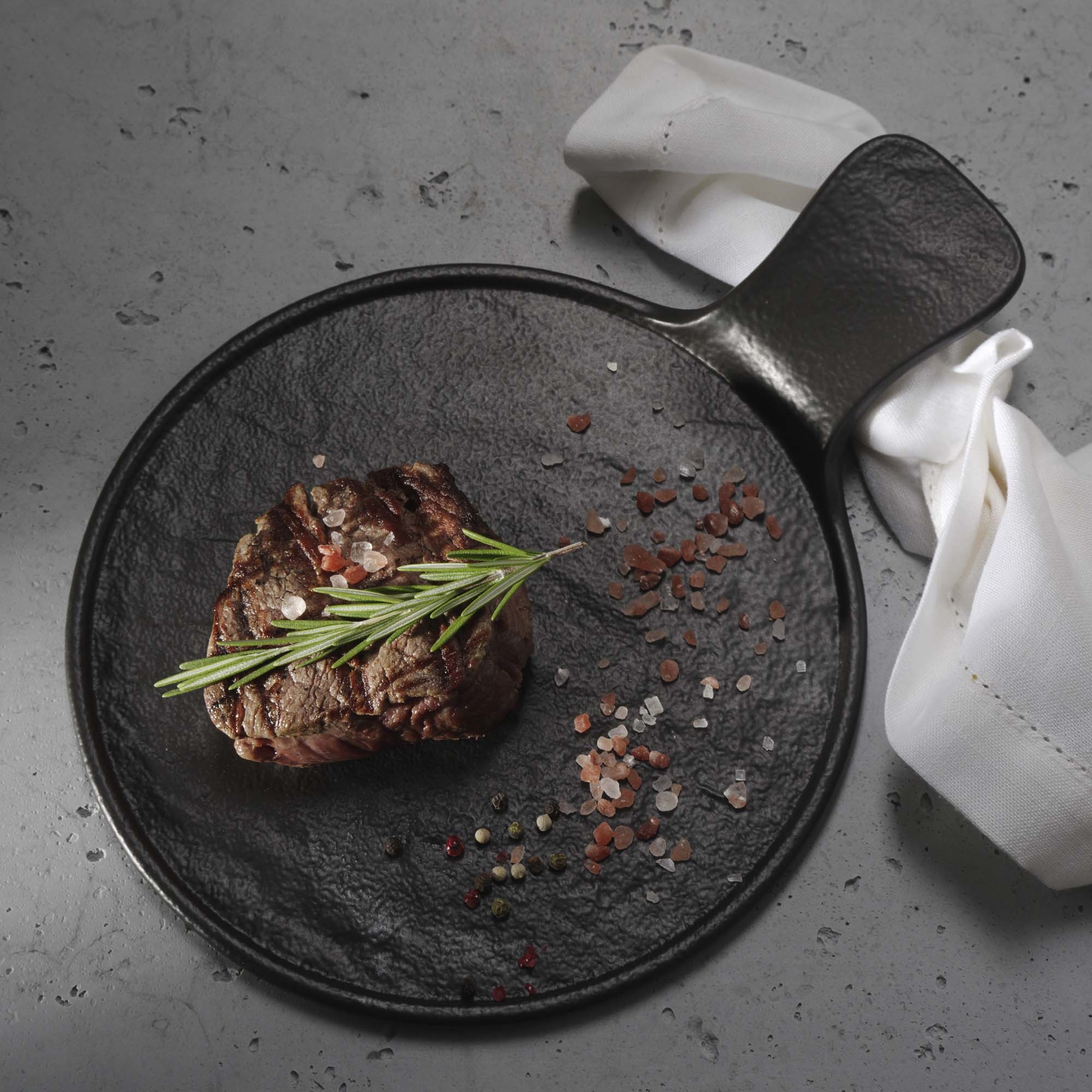 Talerz serwingowy z rączką Crust 300x220x30 mm –FD numer katalogowy: 779392