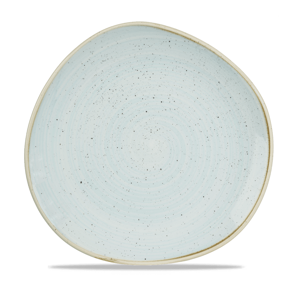 Talerz płytki o organicznym kształcie Stonecast Duck Egg Blu 286 mm –FD numer katalogowy: SDESOG111
