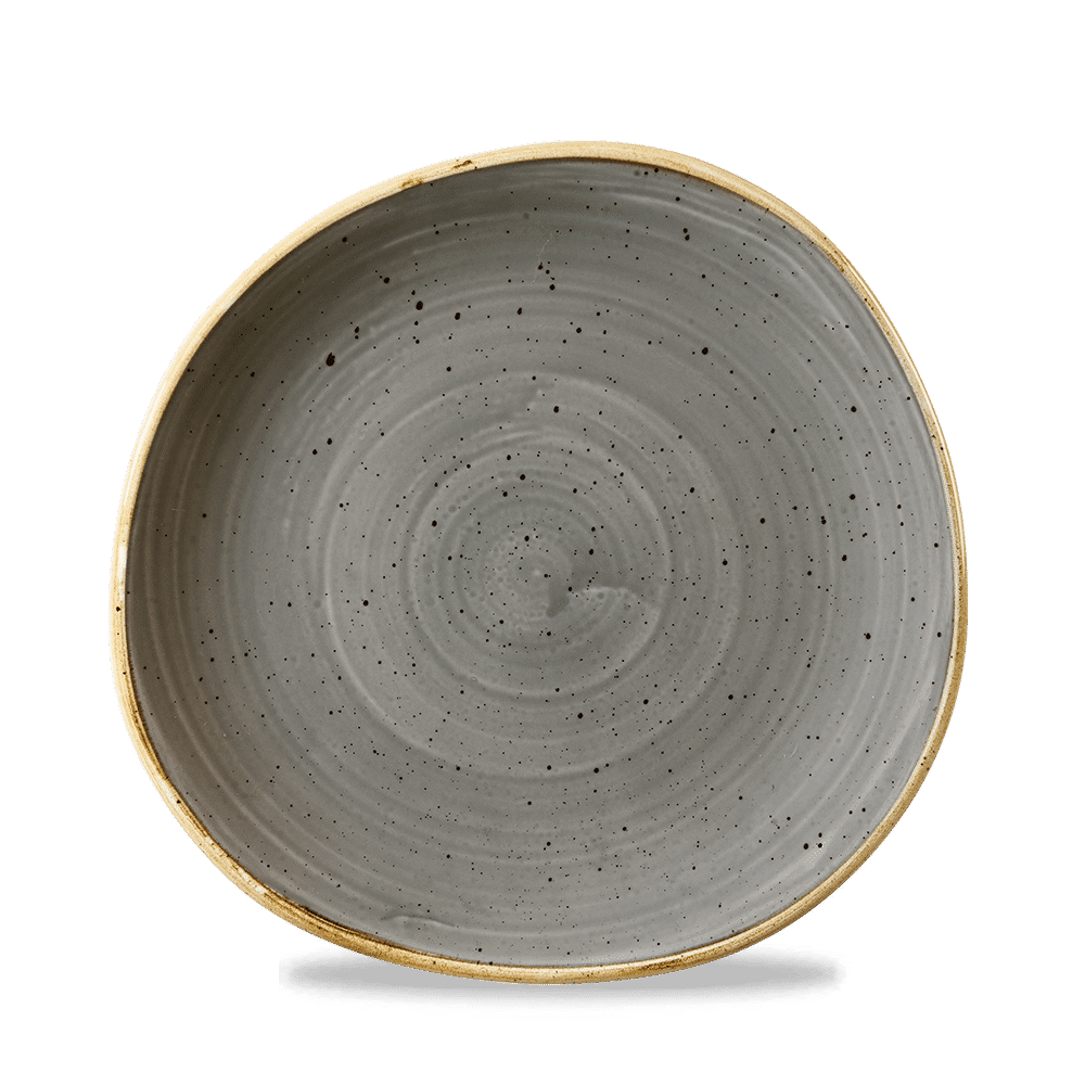 Talerz płytki o organicznym ksztalcie Stonecast Peppercorn Grey 210 mm –FD numer katalogowy: SPGSOG81