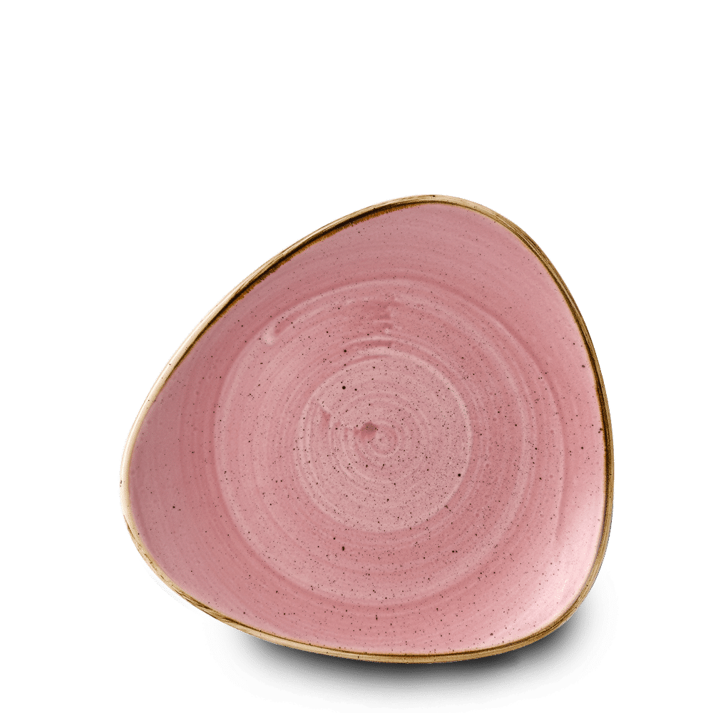 Talerz trójkątny Stonecast Petal Pink 229 mm –FD numer katalogowy: SPPSTR91