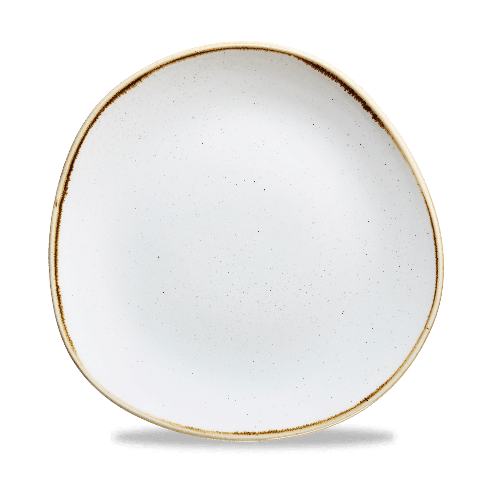 Talerz płytki o organicznym kształcie Stonecast Barley White 264 m –FD numer katalogowy: SWHSOG101