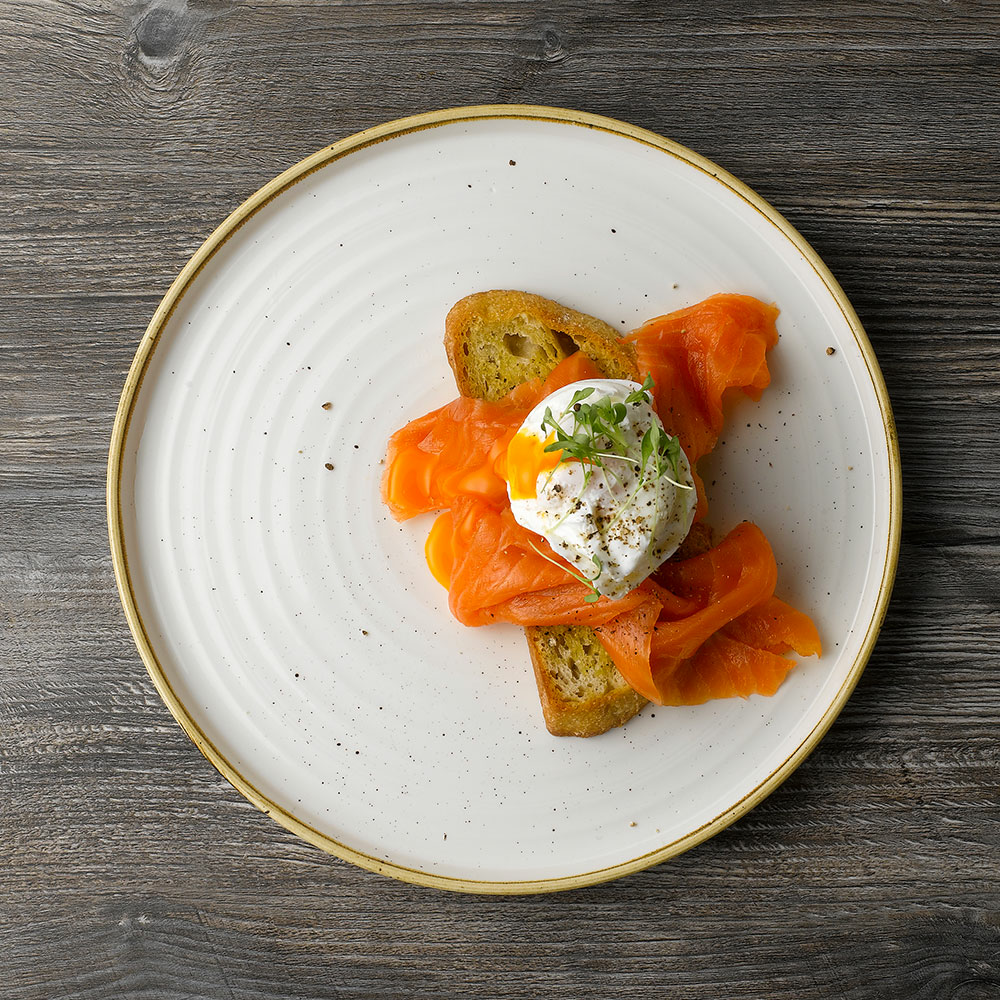 Talerz płytki z rantem Stonecast Barley White 260 mm x (H)20 –FD numer katalogowy: SWHSWP261