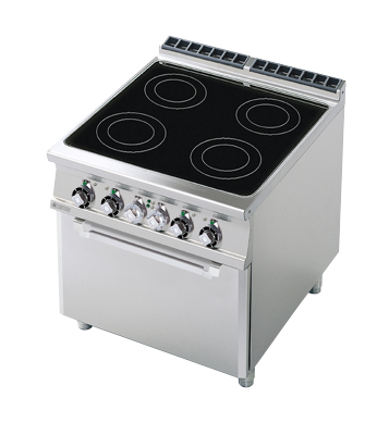 CFC4-98 ET ﻿﻿Kuchnia ﻿ceramiczna z piekarnikiem elektryczna - numer katalogowy: Gastro CFC4 - 98 ET