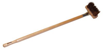 W - SZ - R ﻿Szczotka ze skrobakiem i włosiem ryżowym / mosiężnym - numer katalogowy: Gastro W - SZ - R