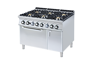 CF6-912 GV ﻿﻿Kuchnia ﻿z piekarnikiem gazowa - numer katalogowy: Gastro CF6 - 912 GV