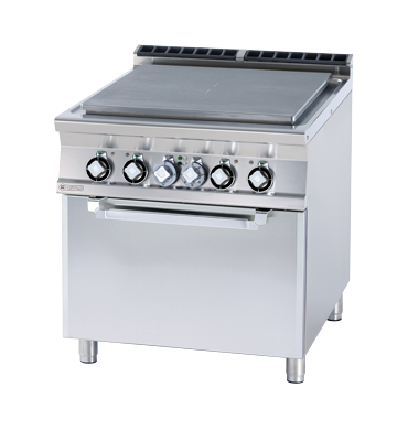 TPF-98 ET ﻿﻿Kuchnia żeliwna ﻿z piekarnikiem elektryczna - numer katalogowy: Gastro TPF - 98 ET