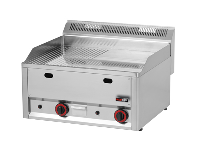 FTHRC 60 GL ﻿Płyta grillowa chromowana gazowa - numer katalogowy: Gastro FTHRC 60 GL