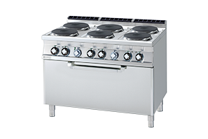 CF6-912 ET ﻿﻿Kuchnia ﻿z piekarnikiem elektryczna - numer katalogowy: Gastro CF6 - 912 ET