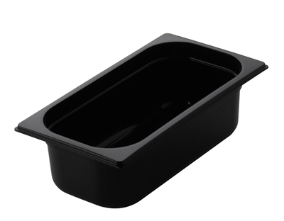 GNPC - 1/1-100 ﻿Pojemnik gastronomiczny GN z czarnego poliwęglanu - numer katalogowy: Gastro GNPC - 1/1-100