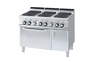 CFQ6-912 ETV ﻿﻿Kuchnia ﻿z piekarnikiem elektryczna - numer katalogowy: Gastro CFQ6 - 912 ETV