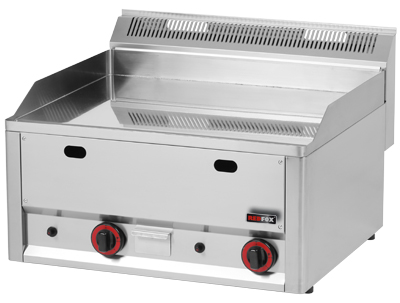 FTHC 60 GL ﻿Płyta grillowa chromowana gazowa - numer katalogowy: Gastro FTHC 60 GL