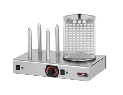 HD - 4N ﻿Hot-dog z pojemnikiem podgrzewanym - numer katalogowy: Gastro HD - 4N