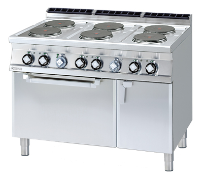 CFV6-712 ETV ﻿﻿Kuchnia ﻿z piekarnikiem elektryczna - numer katalogowy: Gastro CFV6 - 712 ETV