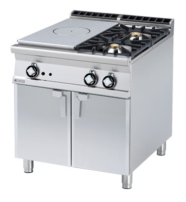 TP2-98 G ﻿﻿Kuchnia żeliwna z ﻿szafką gazowa - numer katalogowy: Gastro TP2 - 98 G