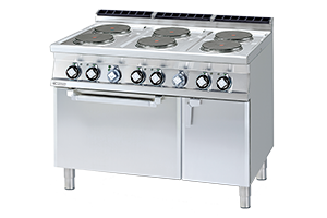 CF6-712 ETV ﻿﻿Kuchnia ﻿z piekarnikiem elektryczna - numer katalogowy: Gastro CF6 - 712 ETV