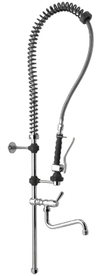 DOC - 4 PL ﻿Spryskiwacz Profi line z baterią ścienną i wylewką - numer katalogowy: Gastro DOC - 4 PL