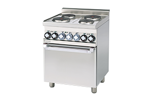 CFM4-66 ET ﻿﻿Kuchnia elektryczna z piekarnikiem - numer katalogowy: Gastro CFM4 - 66 ET