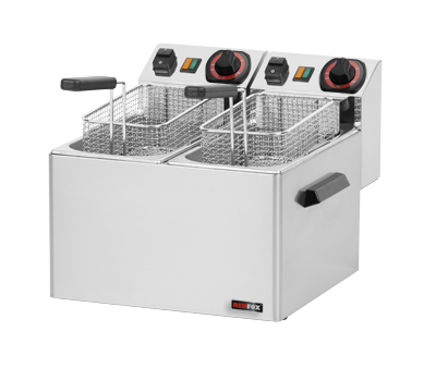 FE - 44 S ﻿Frytownica elektryczna 5 + 5 l - numer katalogowy: Gastro FE - 44 S