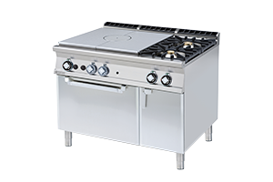 TPF2-912 GV ﻿﻿Kuchnia żeliwna z ﻿piekarnikiem gazowa - numer katalogowy: Gastro TPF2 - 912 GV