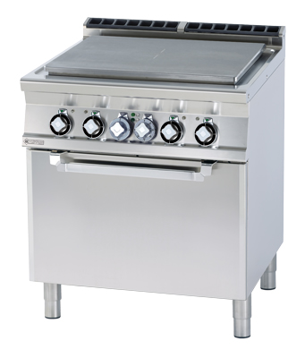 TPF-78 ET ﻿﻿Kuchnia żeliwna elektryczna z piekarnikiem - numer katalogowy: Gastro TPF - 78 ET