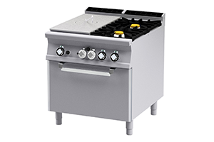 TPF2-98 G ﻿﻿Kuchnia żeliwna gazowa - numer katalogowy: Gastro TPF2 - 98 G