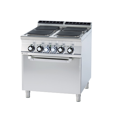 CFQ4-98 ET ﻿﻿Kuchnia ﻿z piekarnikiem elektryczna - numer katalogowy: Gastro CFQ4 - 98 ET