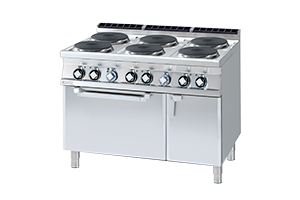 CF6-912 ETV ﻿﻿Kuchnia ﻿z piekarnikiem elektryczna - numer katalogowy: Gastro CF6 - 912 ETV