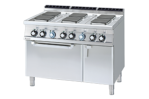 CFQ6-712 ETV ﻿﻿Kuchnia elektryczna z piekarnikiem - numer katalogowy: Gastro CFQ6 - 712 ETV