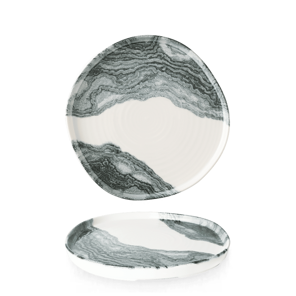 Talerz organiczny z rantem Tide Black, 210mm –FD numer katalogowy: TDBKOW211