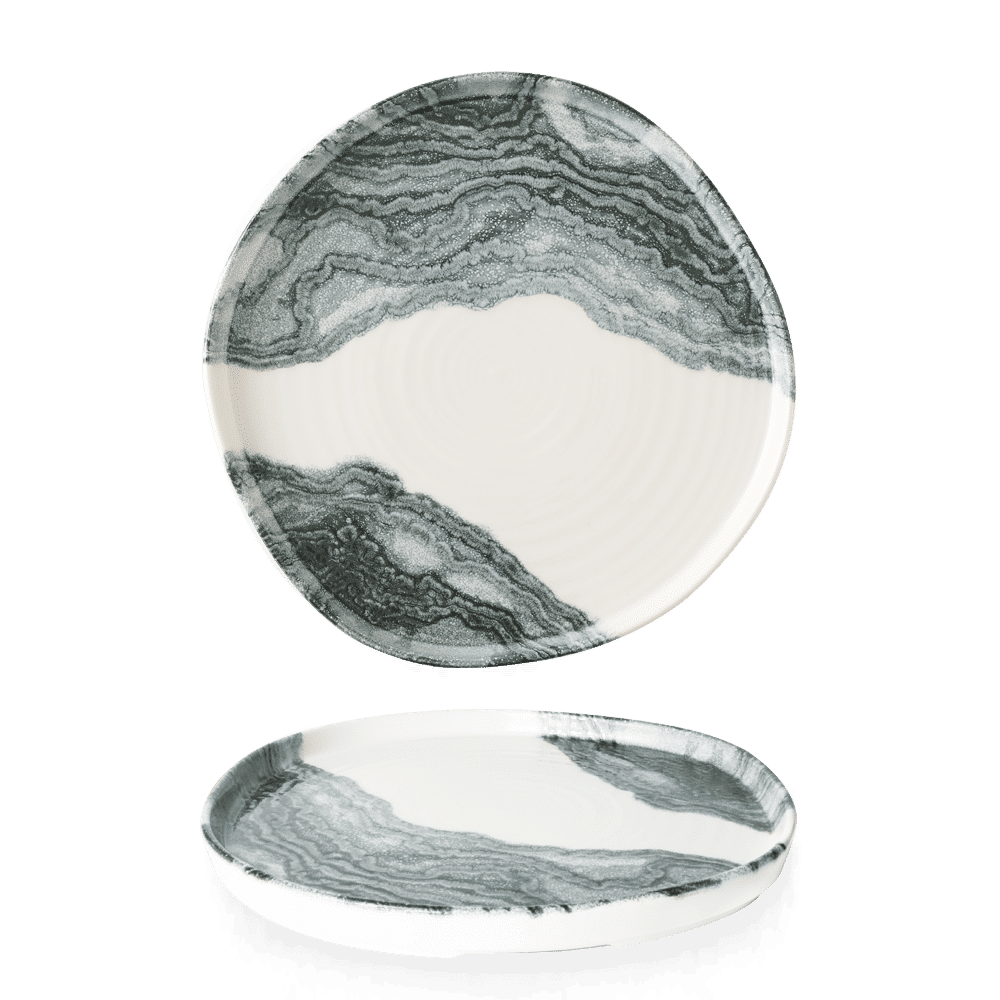 Talerz organiczny z rantem Tide Black, 250mm –FD numer katalogowy: TDBKOW261