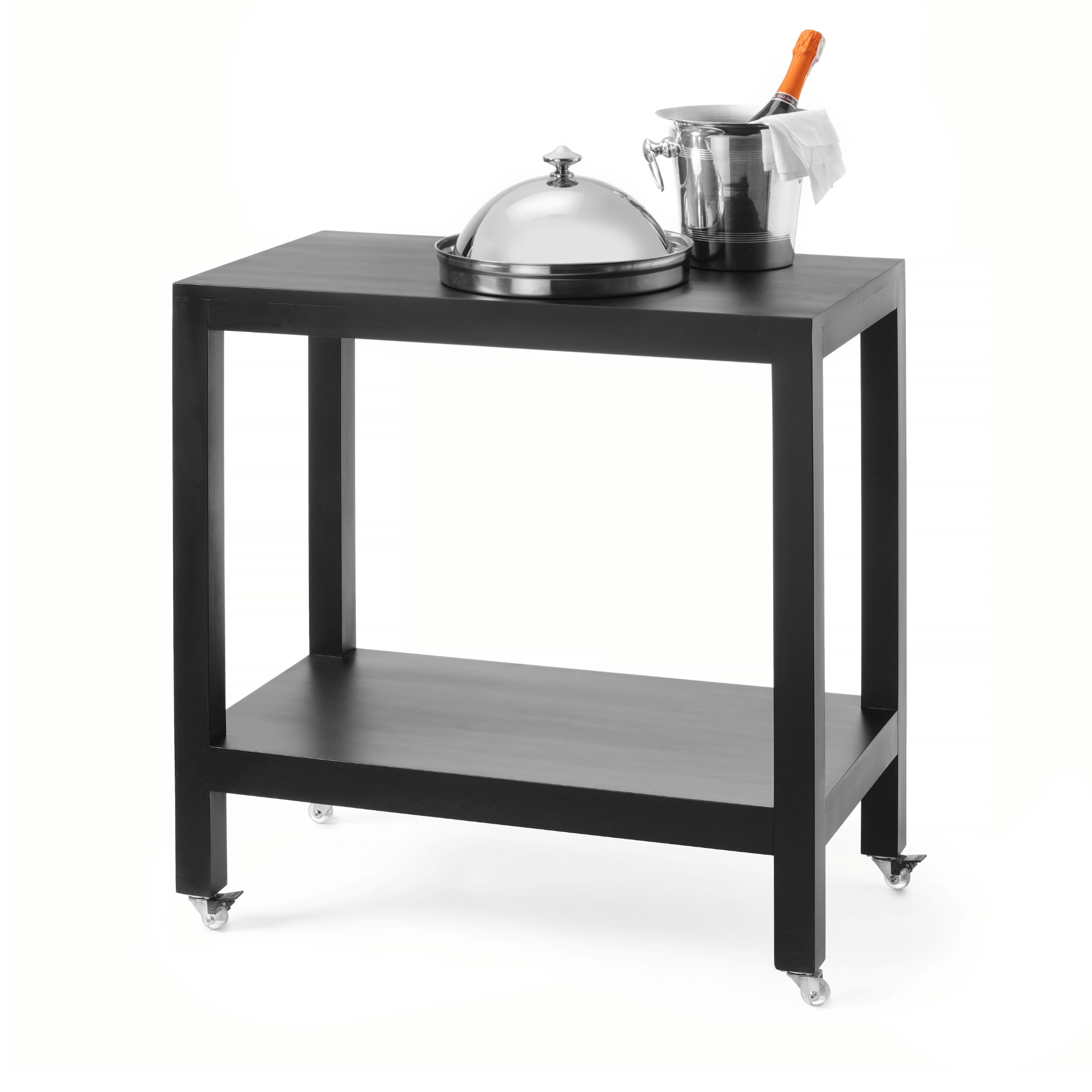 Wózek kelnerski Madeira Black czarny 820x460x(h)850 mm –FD numer katalogowy: 504963