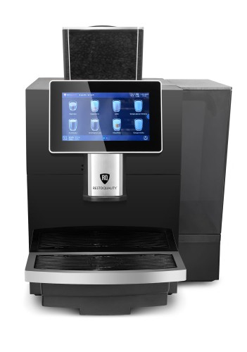 Automatyczny ekspres do kawy RQK8B z ekranem dotykowym | pojemnik 8l | podłączenie do wody | czarny – numer katalogowy RQ: RQK8B