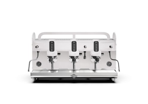 Ekspres kolbowy 3-grupowy | Black Moon 3GR White | kolor biały | 5 kW – numer katalogowy RQ: Black Moon 3GR White