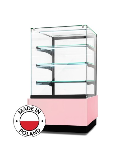 Witryna cukiernicza neutralna Dolce Visione Neutro Premium 700 | 700x670x1300 mm – numer katalogowy RQ: DOLCE VISIONE NEUTRO 700 W2