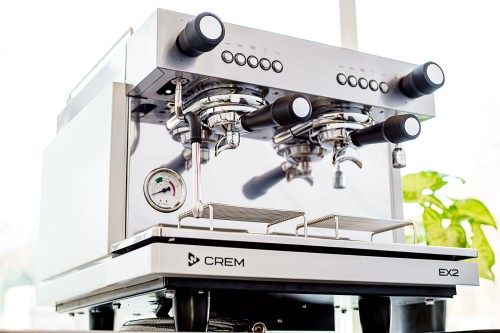 Ekspres do kawy 2-grupowy EX2 Mini 2GR W | biały | 2,8 kW | 515x575x460 mm – numer katalogowy RQ: EX2 Mini 2GR W