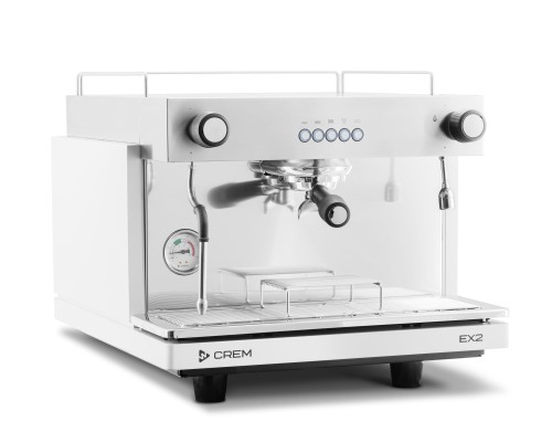 Ekspres do kawy 1-grupowy EX2 Mini 1GR W | biały | 2,8 kW | 515x575x460 mm – numer katalogowy RQ: EX2 Mini 1GR W