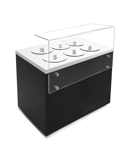 Dystrybutor do lodów | witryna do lodów Pozetti DV 6 | 6+4 tub | 1060x700x1200 mm | – numer katalogowy RQ: Pozetti DV 6