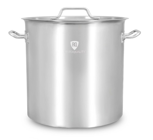 Garnek ze stali nierdzewnej z podziałką 21,2 l | 300x300 mm | z pokrywką | RQ13030 – numer katalogowy RQ: RQ13030