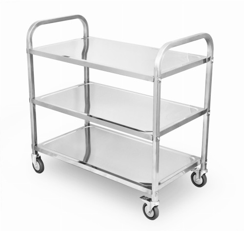 Wózek kelnerski 3-półkowy | stal nierdzewna | 940x500x930 mm | SST3A – numer katalogowy RQ: SST3A