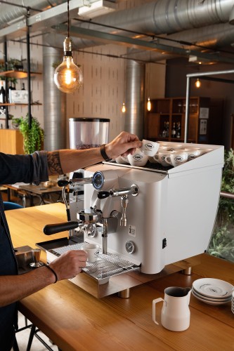 Ekspres kolbowy 1-grupowy | Lollo 1GR White | kolor biały | 1,8 kW – numer katalogowy RQ: Lollo 1GR White