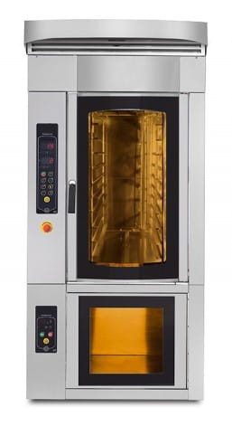 Elektryczny piec piekarniczy | modułowy | obrotowy | 10x 400x600 | 25,5 kW | PM-D-10 – numer katalogowy RQ: PM-D-10